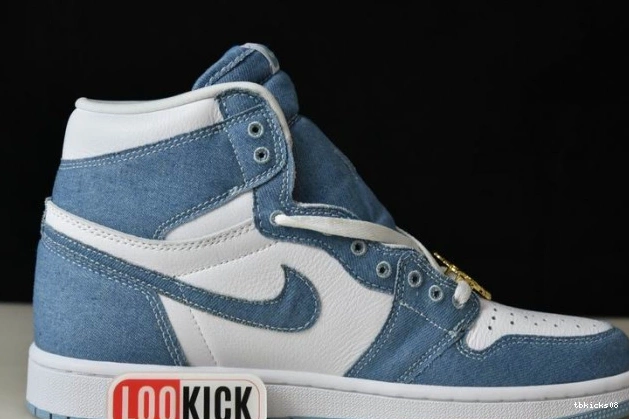 Cheap TBkick WMNS 1 Jordan Denim High Air DM9036-104 OG 0805